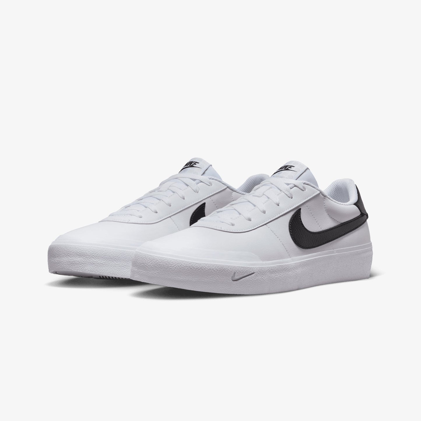 Nike | COURT SHOT { WHITE/BLACK
