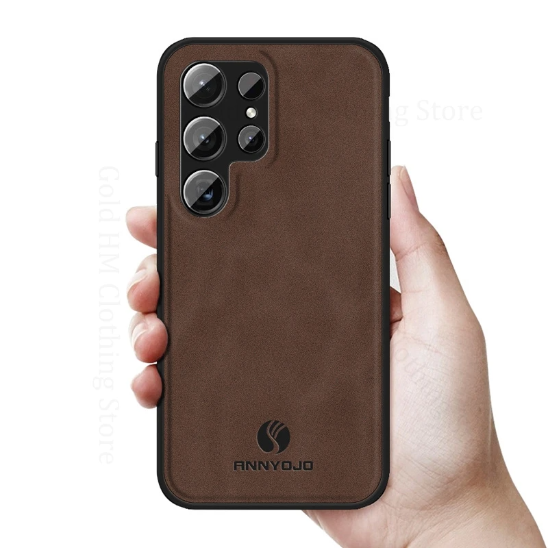 Silicone Matte Leather Protective Case - Samsung