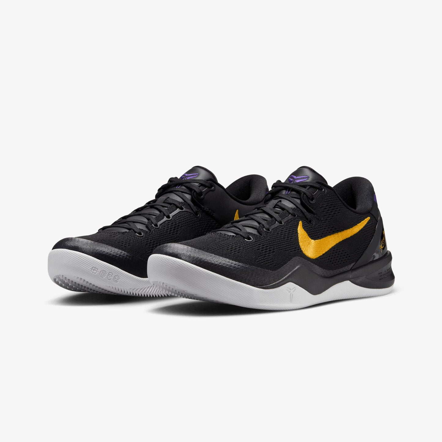 NIKE | KOBE BRYANT KOBE VIII PROTRO { BLACK/UNIVERSITY GOLD-WHITE-COURT PURPLE