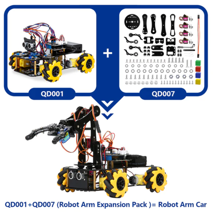 ACEBOTT ESP32 5-DOF Robot Arm Kit Expansion Pack - QD007