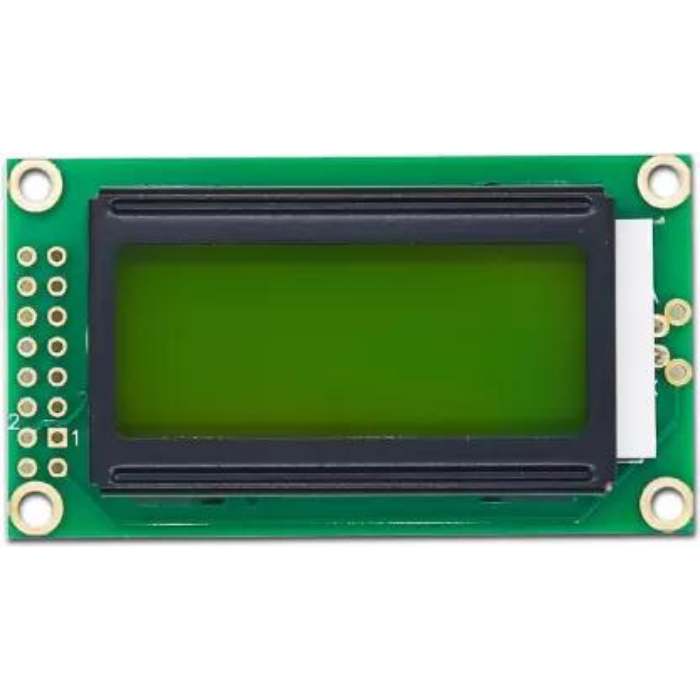 8X2 LCD module - Green