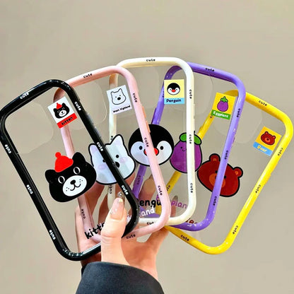 Cartoon Cute Animal Clear Case