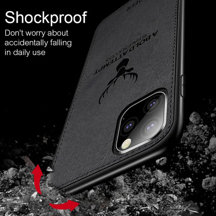 Luxury Elk Design Cloth Texture Case - OnePlus