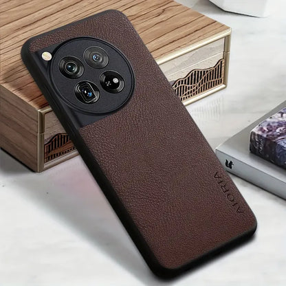 Exquisite Grain Leather Shield Case - OnePlus