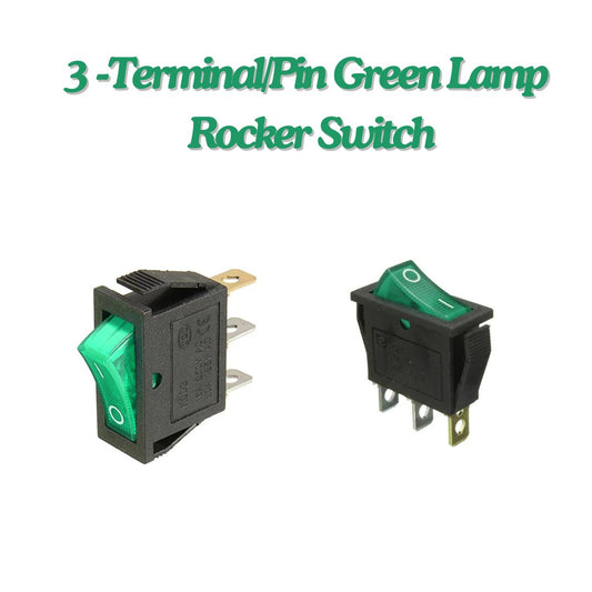 KCD3 16A 250V SPST ON-OFF 3 Leg Rocker Switch
