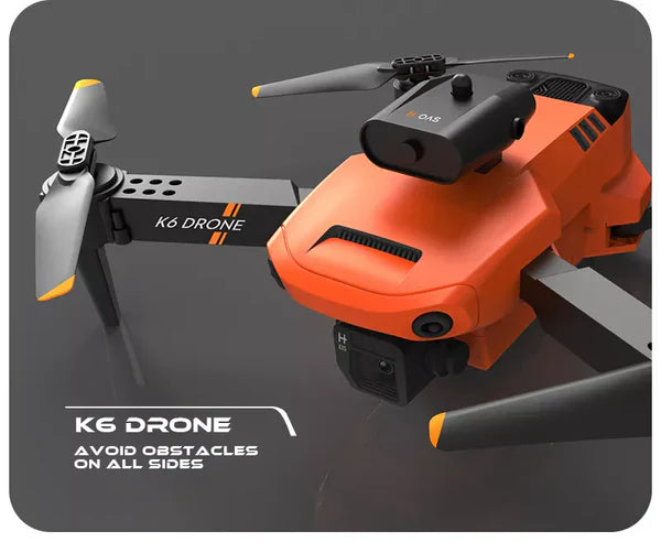 K6 Drone With Camera 4K HD Four Side 360 Obstacle Avoidance UAV Quadcopter Mini Drone
