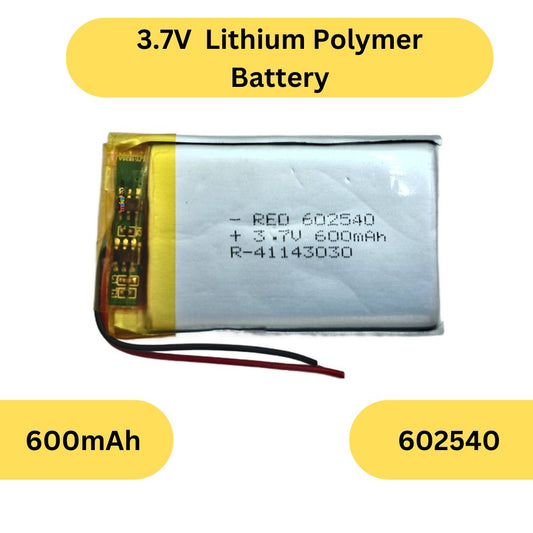 Generic: 3.7V 600mAh Lithium Polymer Battery