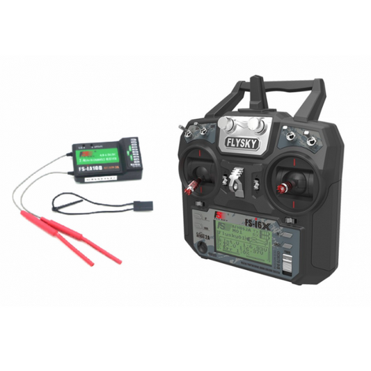 Fly Sky FS-i6X 2.4GHz 6CH AFHDS 2A RC Transmitter With FS-iA10B 2.4GHz 10CH Receiver