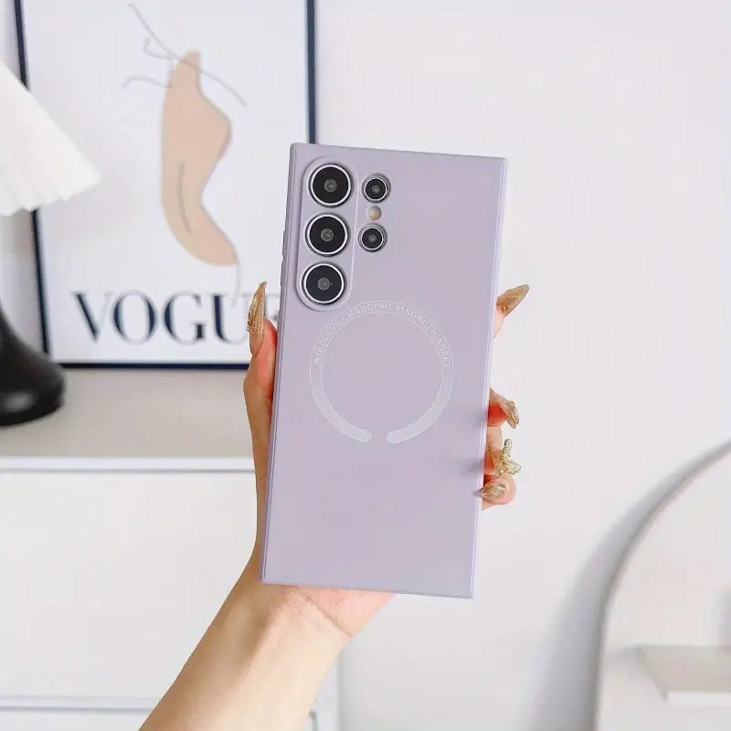 360° Protection with Magnetic Shockproof TPU Case - Samsung
