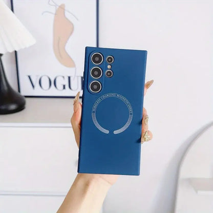360° Protection with Magnetic Shockproof TPU Case - Samsung