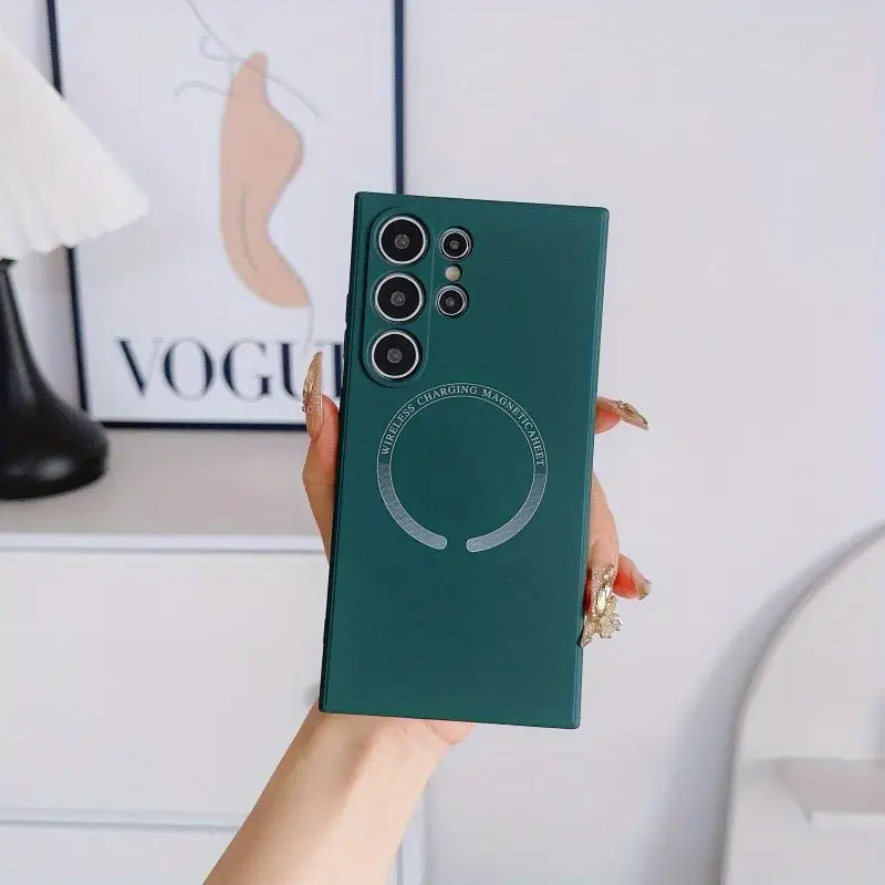 360° Protection with Magnetic Shockproof TPU Case - Samsung