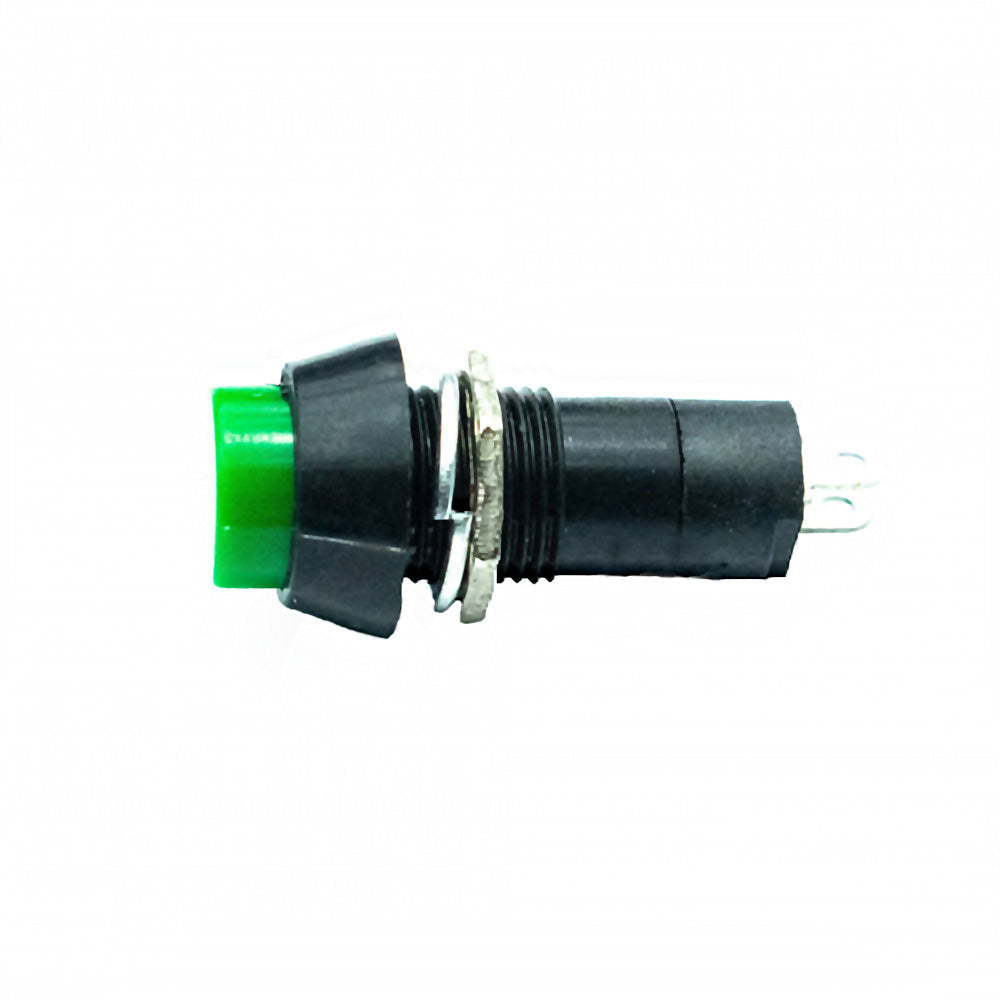 3A 250V Green Push Button Lock Type