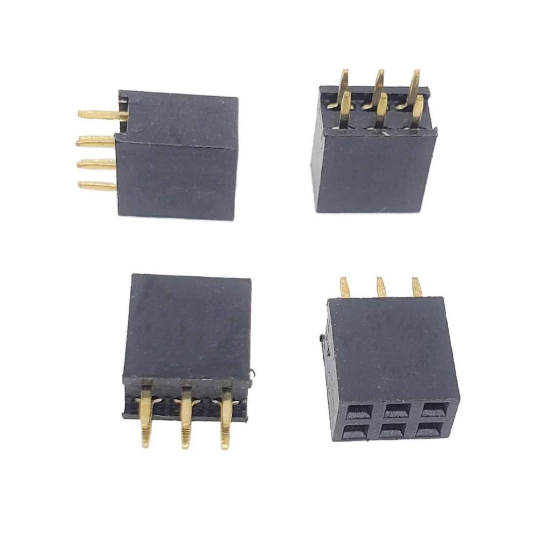 Female Berg Strip 2.54mm Straight Header Pin