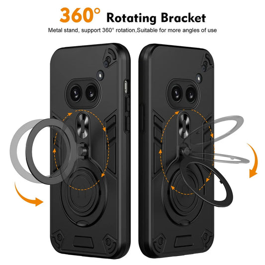 Premium Metal Rotating Bracket Holder Case - Nothing