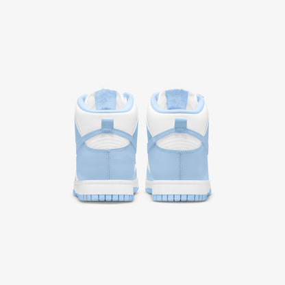 Nike | DUNK HIGH  { WHITE/ALUMINUM