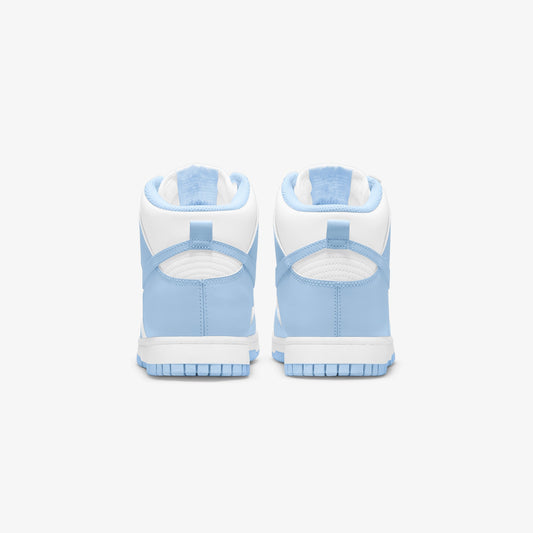Nike | DUNK HIGH  { WHITE/ALUMINUM