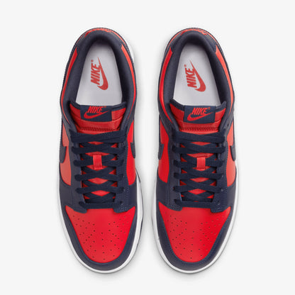 NIKE | DUNK LOW RETRO { UNIVERSITY RED/OBSIDIAN-WHITE