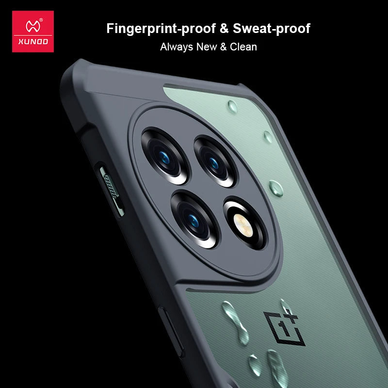 Elegant Transparent Magnetic Ring Case - OnePlus