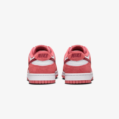 Nike | DUNK LOW  { WHITE/TEAM RED-ADOBE-DRAGON RED