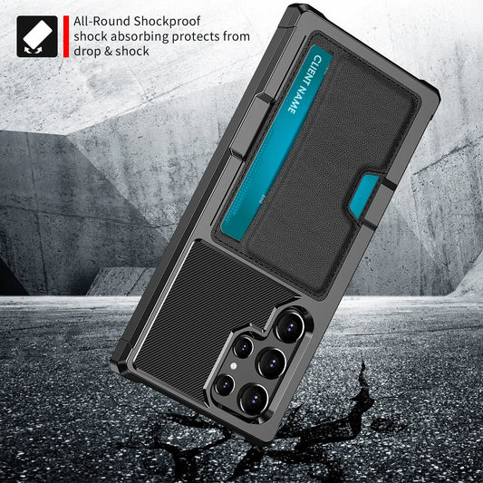 Elegant Touch Business Leather Shield Case - Samsung