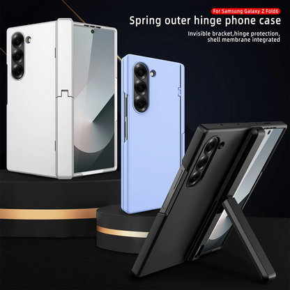 Invisible Hinge Bracket Frame Glass Case - Samsung