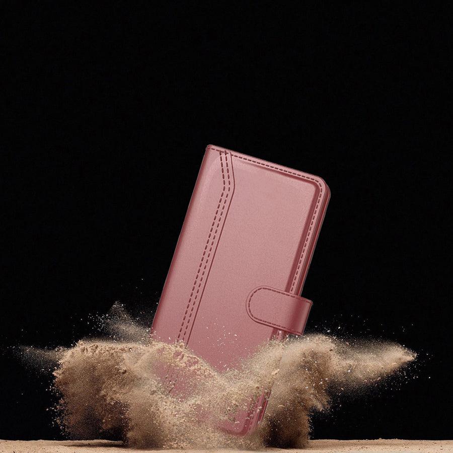 Luxe Leather Foldable Stand Pocket Case - OnePlus