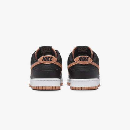 Nike | DUNK LOW RETRO  { BLACK/AMBER BROWN-BLACK-WHITE