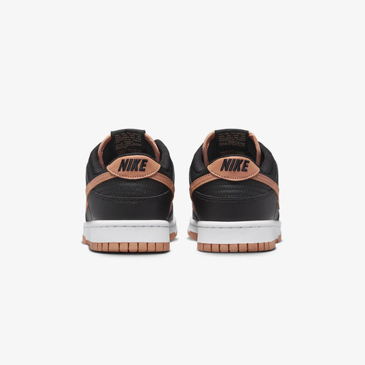 Nike | DUNK LOW RETRO  { BLACK/AMBER BROWN-BLACK-WHITE