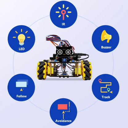 ACEBOTT ESP32 4WD Smart Robot Car Kit for Arduino