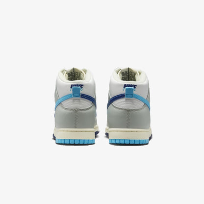 Nike | DUNK HIGH RETRO  { SUMMIT WHITE/BALTIC BLUE-DEEP ROYAL BLUE