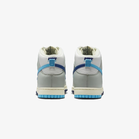 Nike | DUNK HIGH RETRO  { SUMMIT WHITE/BALTIC BLUE-DEEP ROYAL BLUE