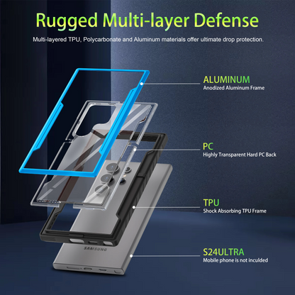 Crystal Armor Military Shield Case - Samsung