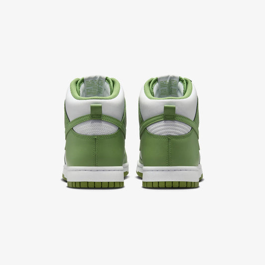 Nike | DUNK HIGH RETRO  { WHITE/CHLOROPHYLL-WHITE