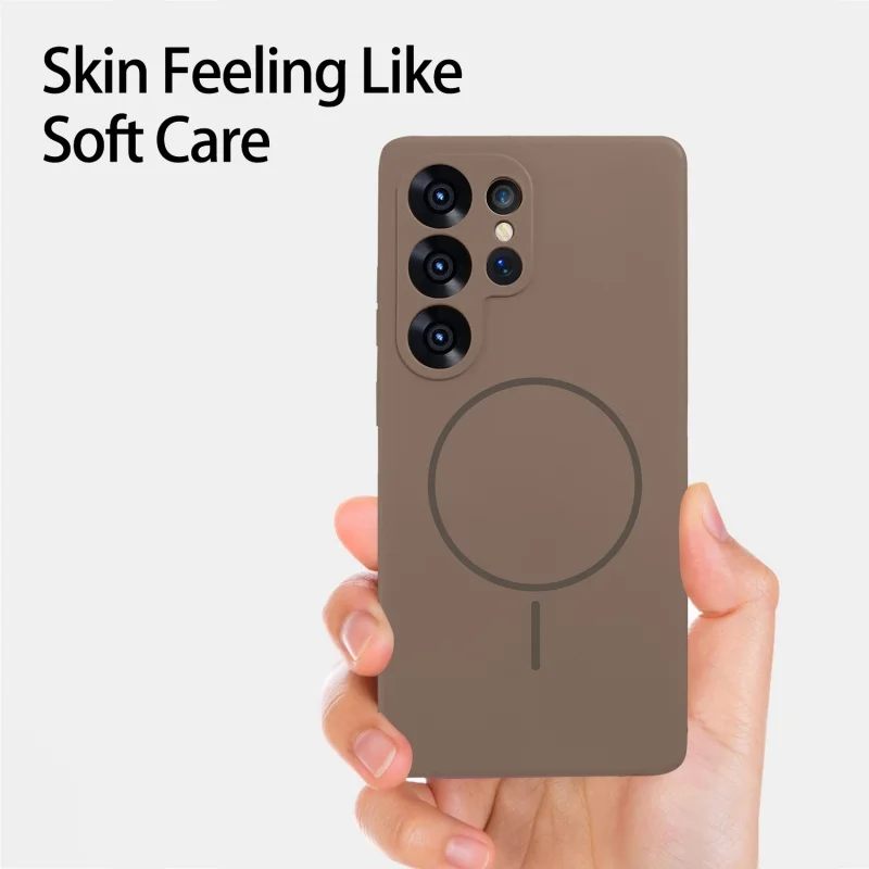 Ultra Smooth Liquid Silicone Magnetic Case - Samsung