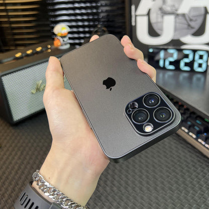 Ultra Sleek Matte Leather Case - iPhone