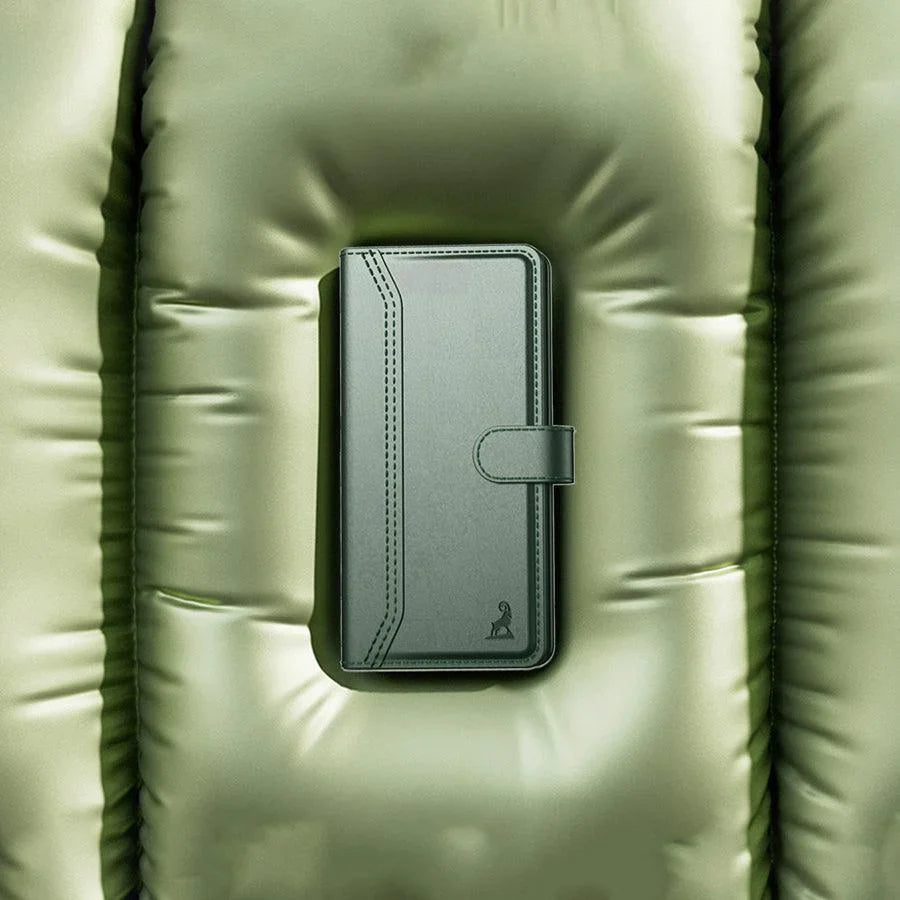 Luxe Leather Foldable Stand Pocket Case - OnePlus