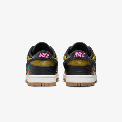 Nike | DUNK LOW PREMIUM  { BLACK/KHAKI-METALLIC GOLD-MEDIUM ASH