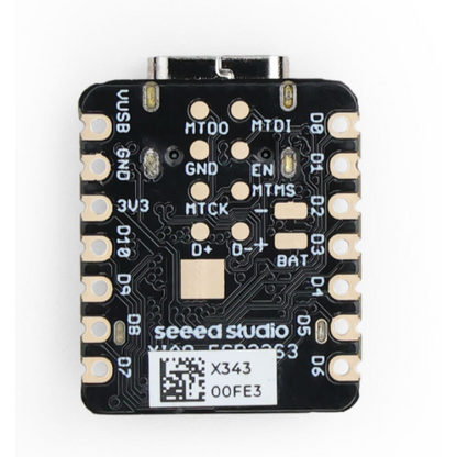 Seeed Studio XIAO ESP32S3 Sense: 2.4GHz Wi-Fi, BLE 5.0, OV2640 Camera Sensor, Digital Microphone, 8MB FLASH, 8MB PSRAM, Rich Interface, Battery Charging Supported, IoT, Embedded ML