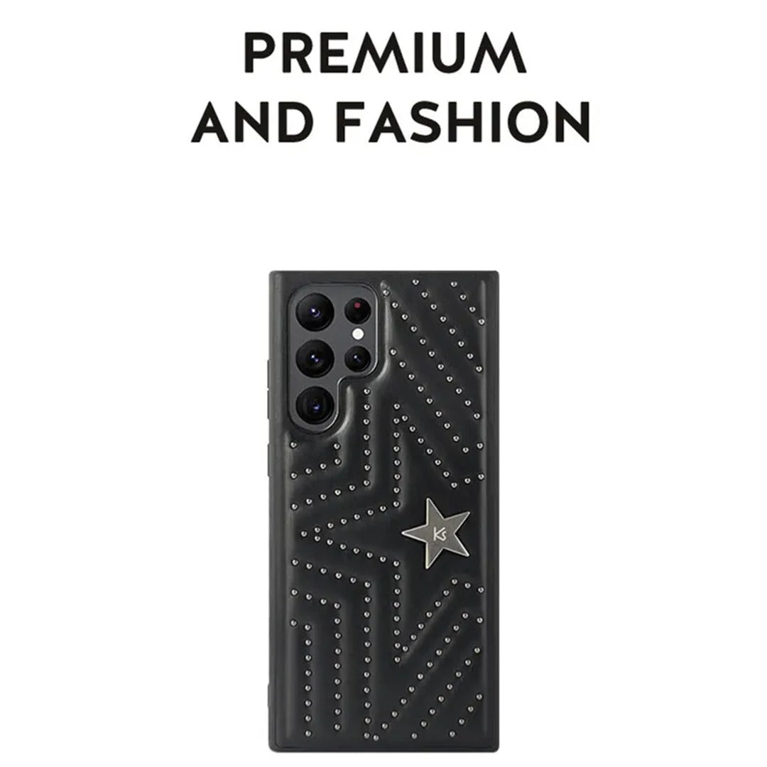 Glamorous Rivet Embellished Star Case - Samsung