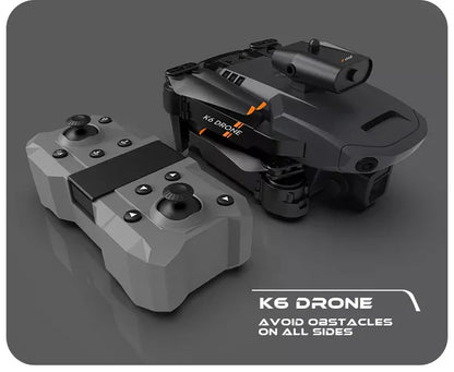K6 Drone With Camera 4K HD Four Side 360 Obstacle Avoidance UAV Quadcopter Mini Drone