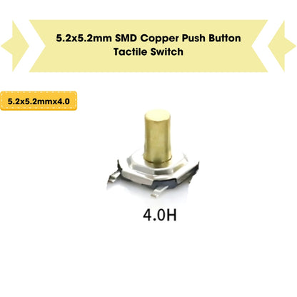5.2x5.2mm SMD Push Button Tactile Switch