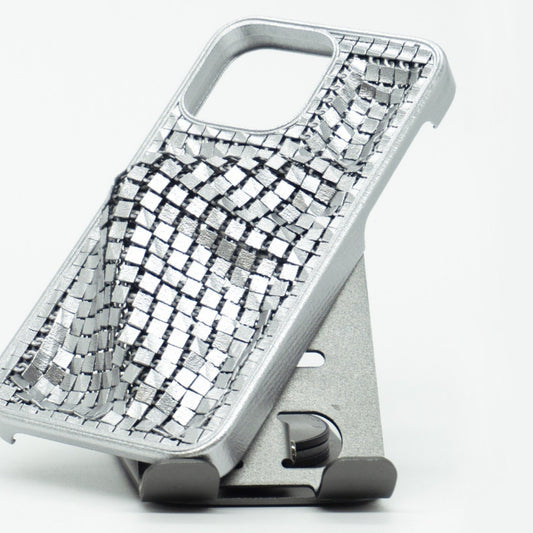 Unique 3D Square Chainmail Pattern Case - iPhone