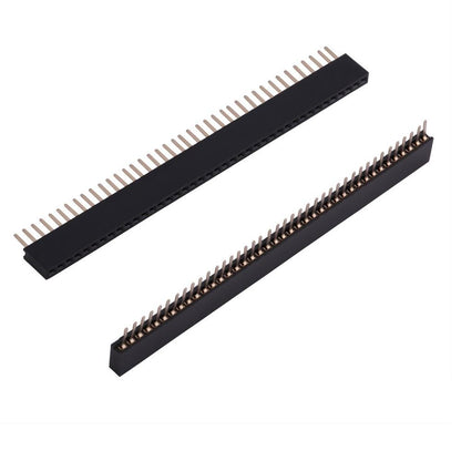 40 Pin Berg Strip Female Squre HoleType pins spaced at 2.54mm 100Pcs
