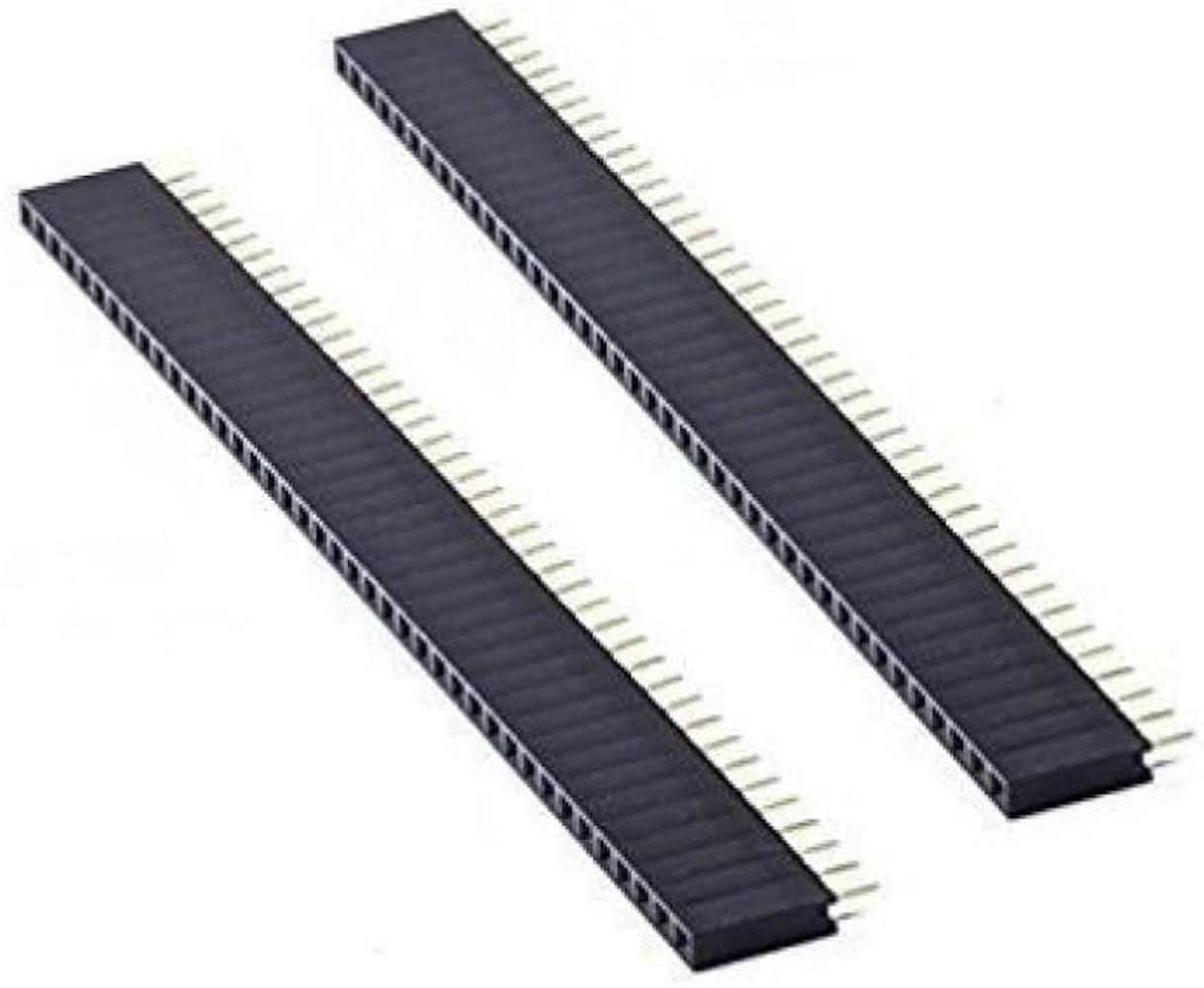 40 Pin Berg Strip Female Squre HoleType pins spaced at 2mm 10Pcs