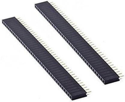 40 Pin Berg Strip Female Squre HoleType pins spaced at 2mm 10Pcs