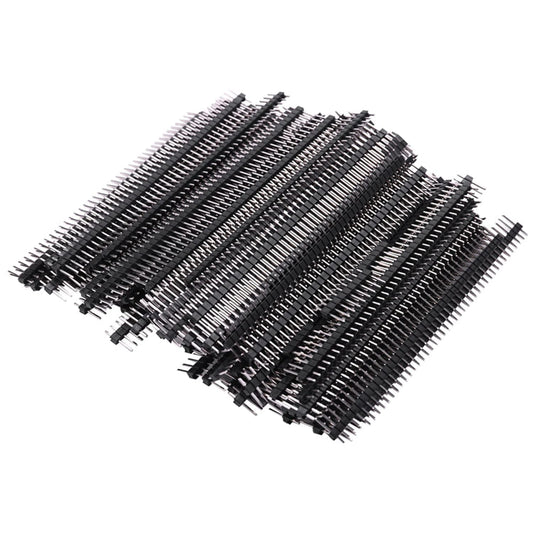 40 Pin Berg Strip Male Type pins spaced at 2.54mm 100Pcs