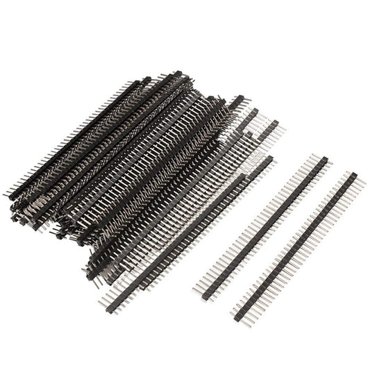 40 Pin Berg Strip Male Type pins spaced at 2.54mm 10Pcs
