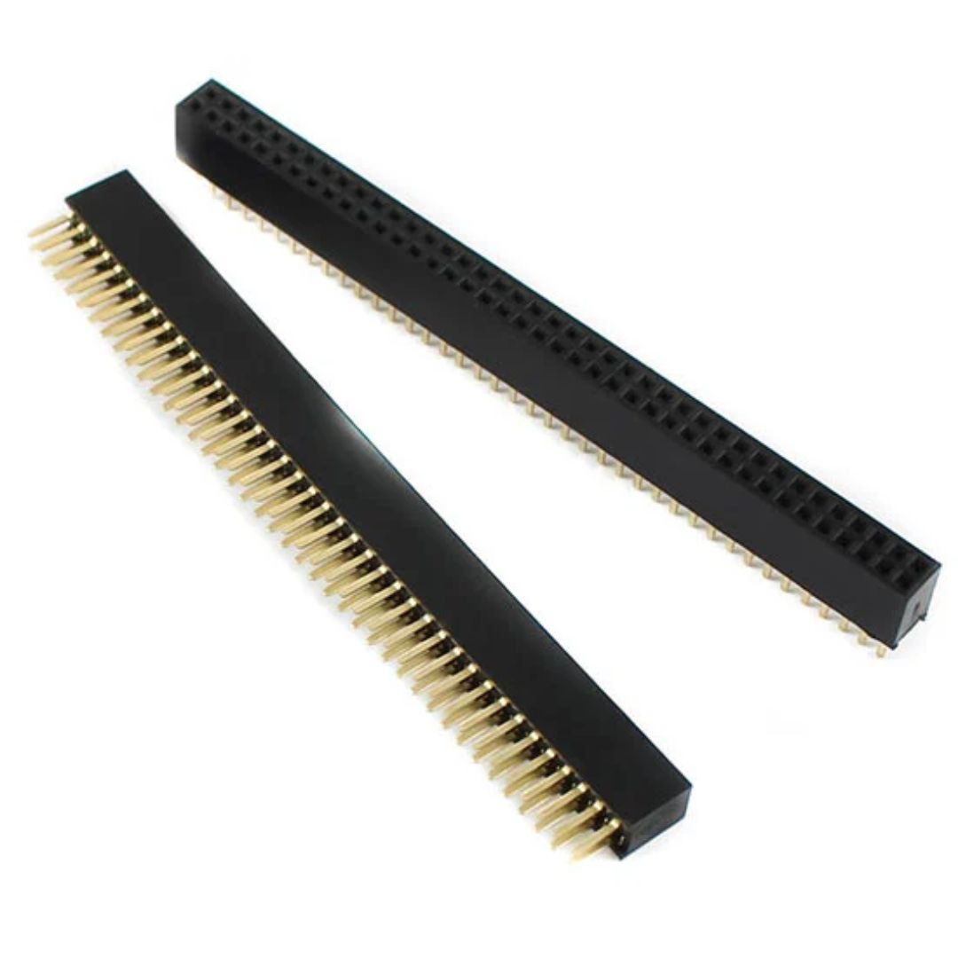 Female Berg Strip 2.54mm Straight Header Pin