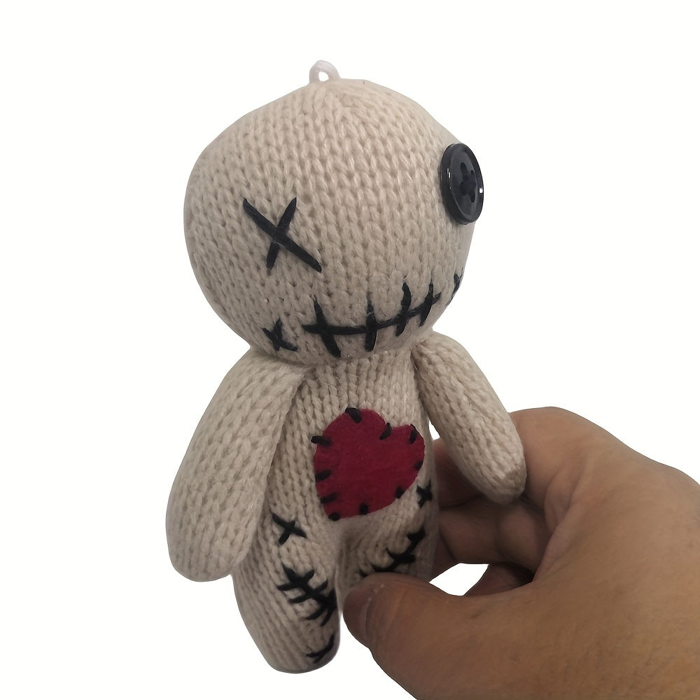 0207ba 1pc Ugly Handmade Thai Voodoo Doll Unique Accessory Halloween Scray Voodoo Dolls Creepy Ghost Doll Horror Christmas Ornaments For Witchcraft Trick Props