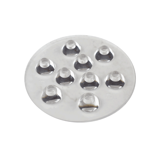 Polycarbonate Lens for 9 LED Base Plate